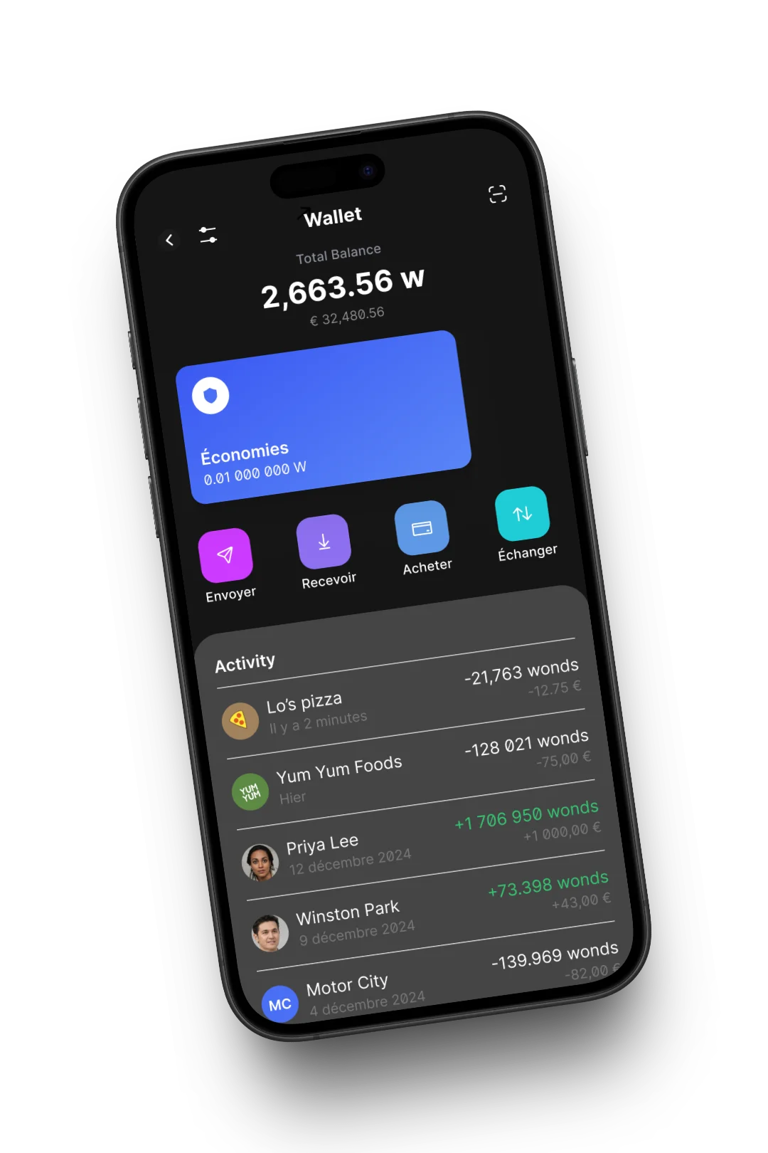 WonderLive App - Investisseurs