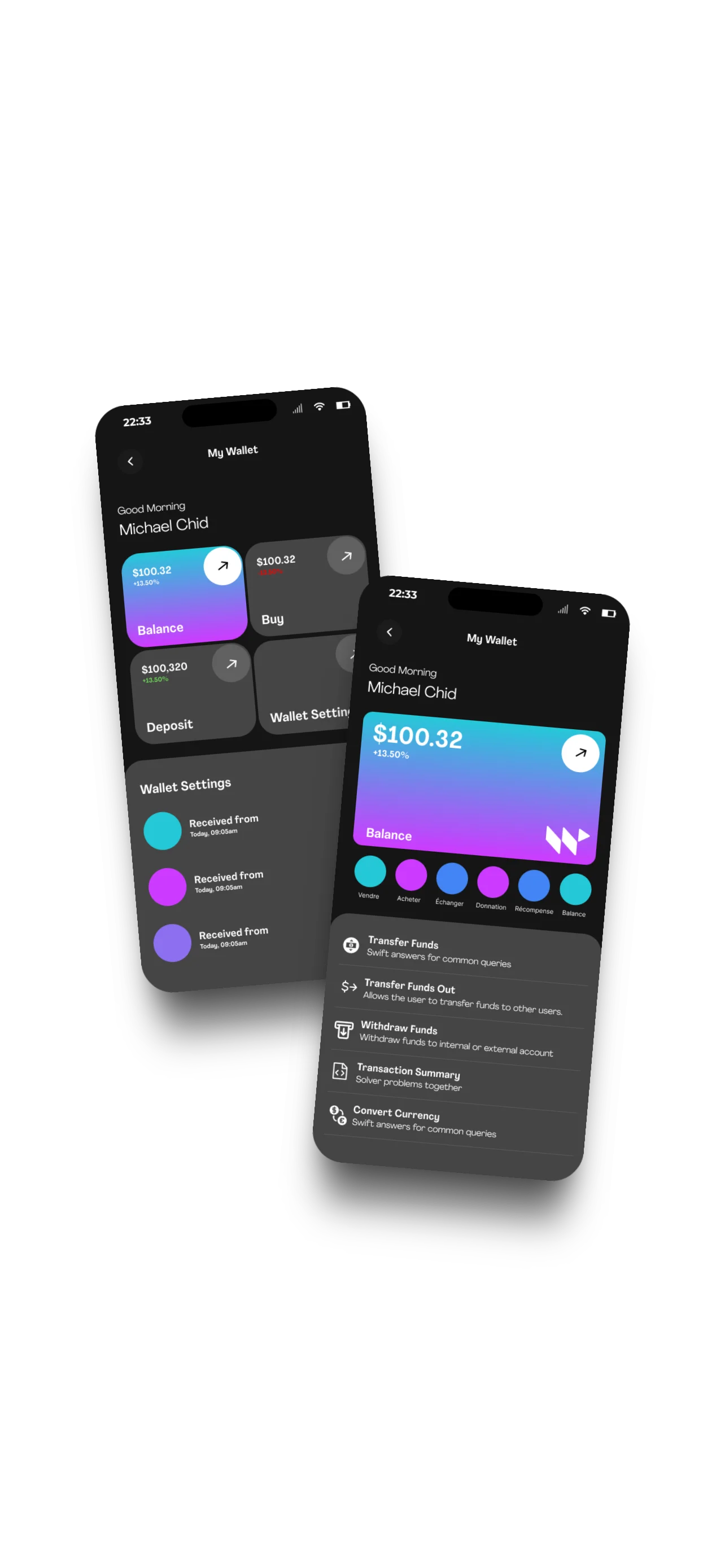 WonderLive App - Marché