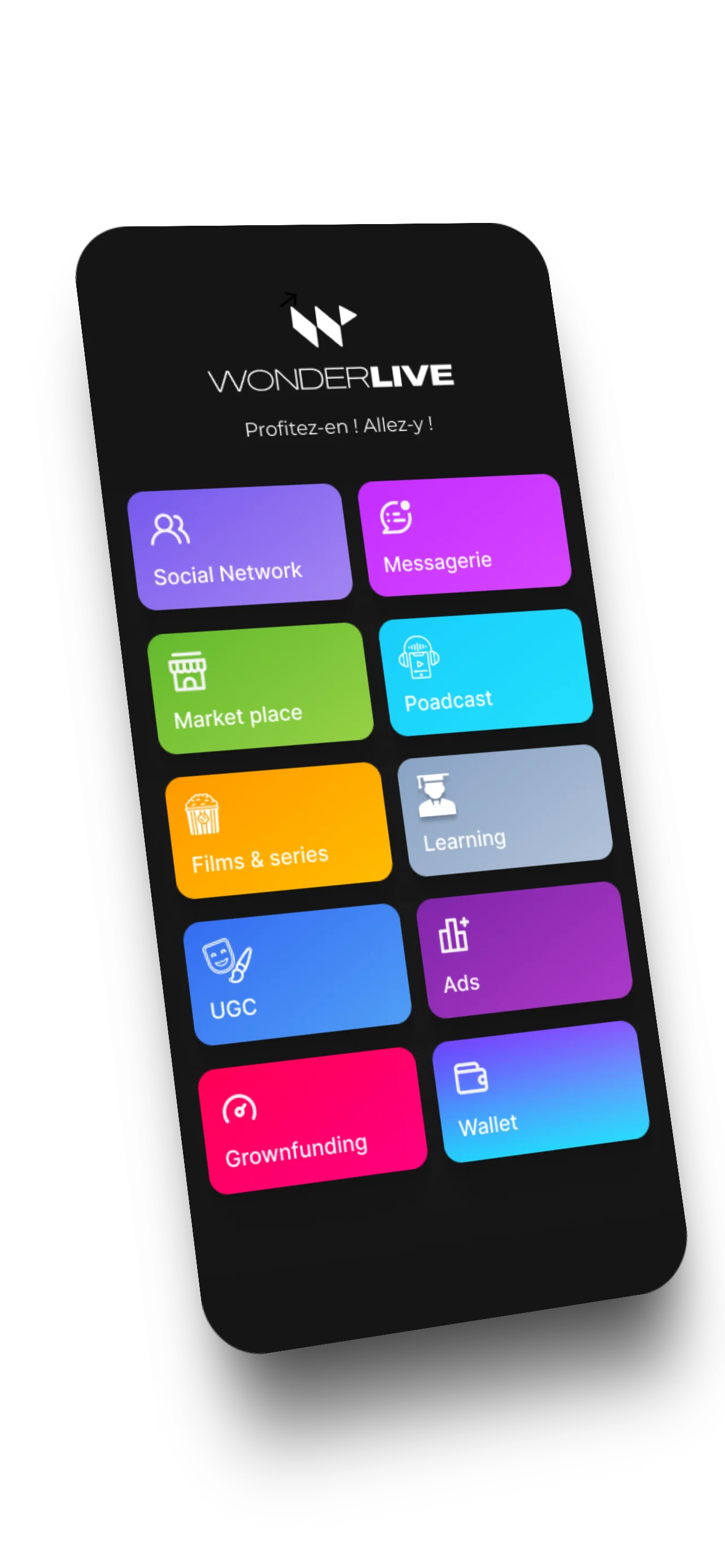 WonderLive App - Marques